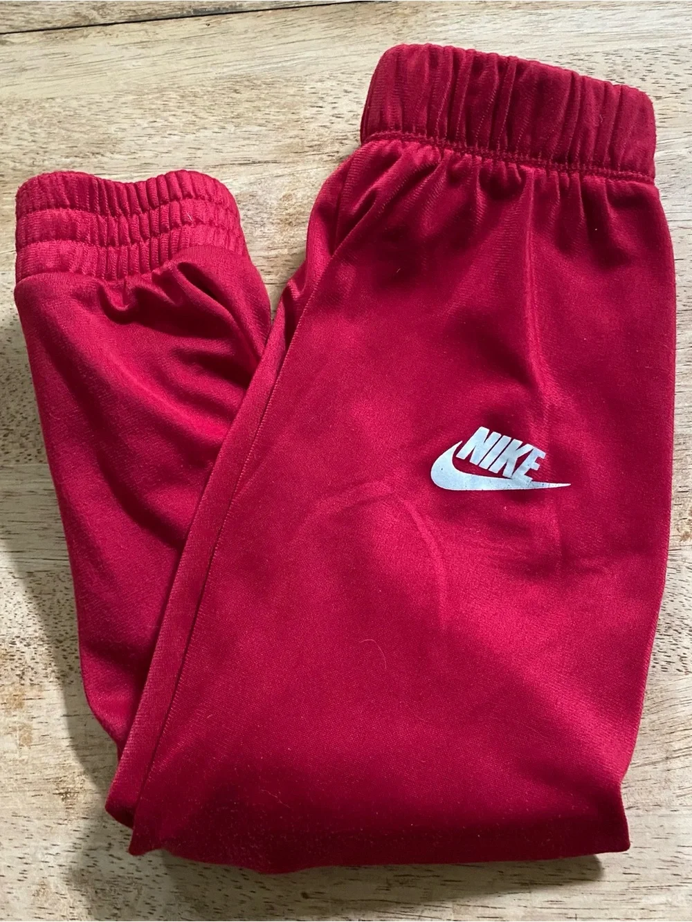 Nike Kids’ Sz 4T Red Poly Joggers